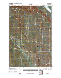 Huff 2011 topographic map thumbnail