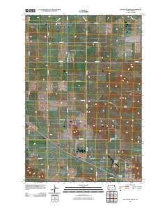 Hettinger North 2011 topographic map thumbnail