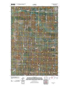 Killdeer 2011 topographic map thumbnail