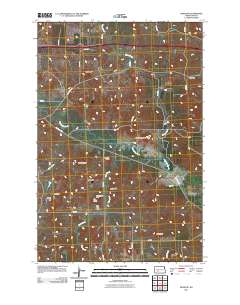 Dengate 2011 topographic map thumbnail