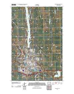 Jamestown 2011 topographic map thumbnail