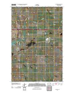 Menoken 2011 topographic map thumbnail