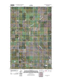 Langdon West 2011 topographic map thumbnail