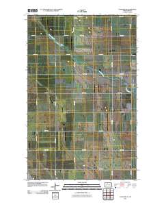 Lansford NE 2011 topographic map thumbnail