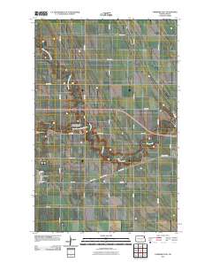 Larimore East 2011 topographic map thumbnail