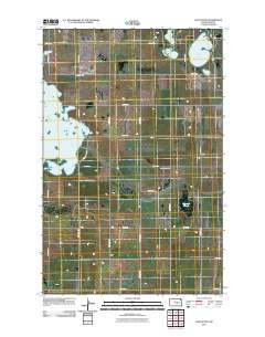 Lake Nettie 2011 topographic map thumbnail