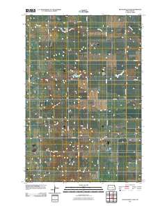 Kulm-Edgeley Dam 2011 topographic map thumbnail