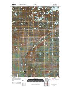 Lake Upsilon SE 2011 topographic map thumbnail