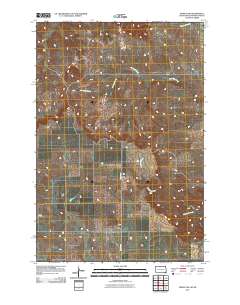 Mahto NW 2011 topographic map thumbnail