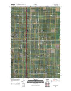 Hankinson SE 2011 topographic map thumbnail
