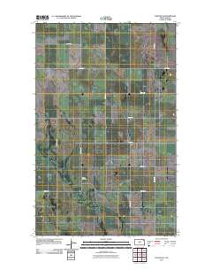 Hannah SE 2011 topographic map thumbnail