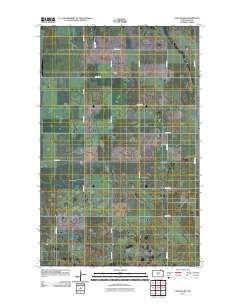 Hannah SW 2011 topographic map thumbnail