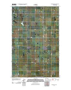 Hansboro SW 2011 topographic map thumbnail