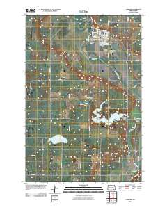 LaMoure 2011 topographic map thumbnail