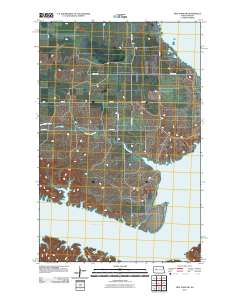New Town SW 2011 topographic map thumbnail