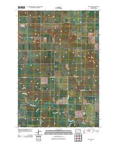 Mott NW 2011 topographic map thumbnail