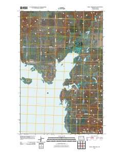 Shell Creek Bay 2011 topographic map thumbnail