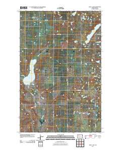 Shell Lake 2011 topographic map thumbnail