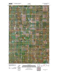 Schell Buttes 2011 topographic map thumbnail