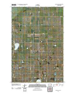 Pursian Lake 2011 topographic map thumbnail