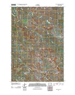 Mud Buttes 2011 topographic map thumbnail