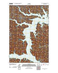 Saddle Butte SW 2011 topographic map thumbnail