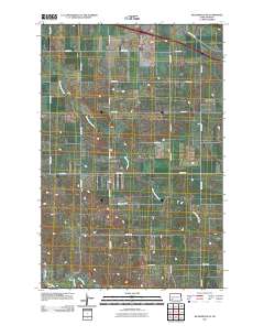 Richardton SE 2011 topographic map thumbnail
