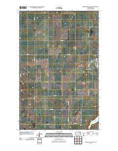 Minnewaukan West 2011 topographic map thumbnail