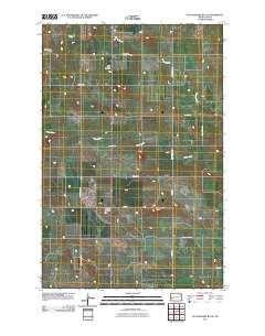 Rattlesnake Butte 2011 topographic map thumbnail
