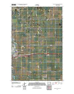 Valley City East 2011 topographic map thumbnail