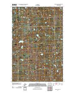 Siebold Lake 2011 topographic map thumbnail