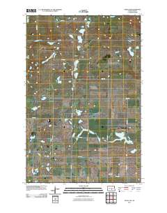 Steele NW 2011 topographic map thumbnail