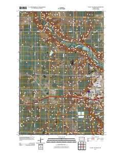 Valley City West 2011 topographic map thumbnail