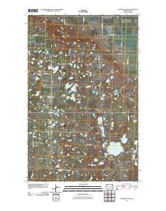 Thompson Lake 2011 topographic map thumbnail