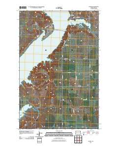 Sanish 2011 topographic map thumbnail