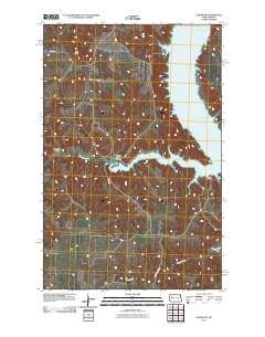 Sanish SW 2011 topographic map thumbnail
