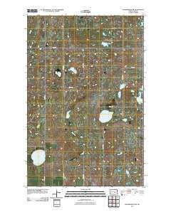 Woodworth NW 2011 topographic map thumbnail