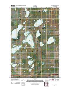 Tappen North 2011 topographic map thumbnail