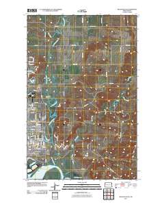 Williston East 2011 topographic map thumbnail