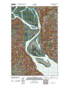 Williston SE 2011 topographic map thumbnail