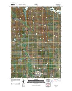 Wishek 2011 topographic map thumbnail