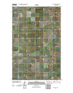 Westhope SW 2011 topographic map thumbnail