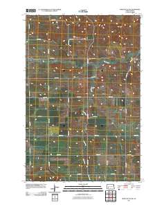 White Butte NW 2011 topographic map thumbnail