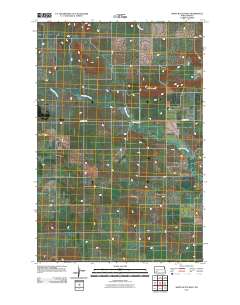 White Butte West 2011 topographic map thumbnail