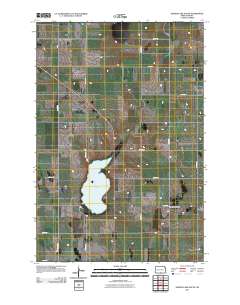Senger Lake South 2011 topographic map thumbnail