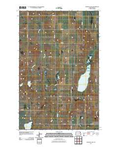 Johnson Lake 2011 topographic map thumbnail