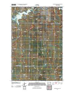 Dickinson South 2011 topographic map thumbnail