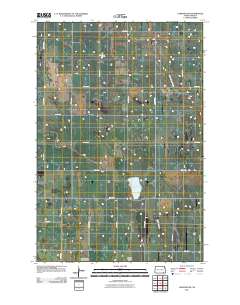 LaMoure SW 2011 topographic map thumbnail