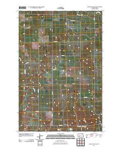 Heart Butte NW 2011 topographic map thumbnail