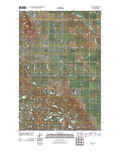 Vashti 2011 topographic map thumbnail